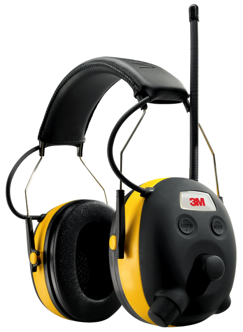 Peltor 90541H1DCPS Worktunes  24 dB Over the Head Yellow/Black