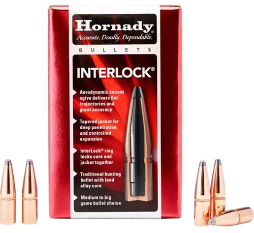 Hornady 2845 InterLock  7mm .284 162 gr Boat Tail Spire Point 100 Per Box/ 15 Case