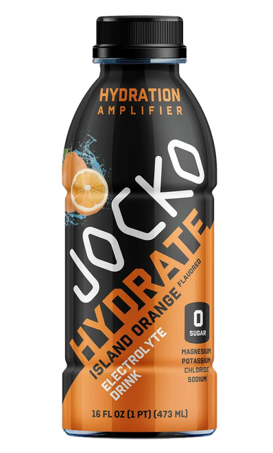Jocko Fuel 29760 Island Orange Hydrate Drink 16oz 12Pack
