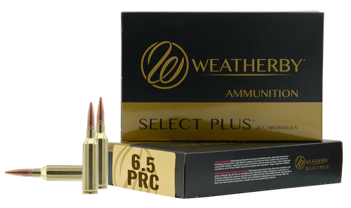 Weatherby R65PRC156EH Select Plus  6.5PRC 156gr Berger Elite Hunter 20 Per Box/10 Case