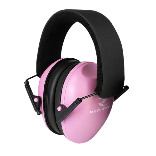 Radians LS0800CS Lowset Passive Muff 21 dB Over the Head Pink/Black Women 1 Pair