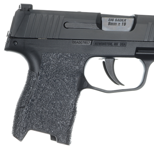 Talon Grips 001R Adhesive Grip  Textured Black Rubber for Sig Compact P320, P250, M17, M18 with Medium Grip Module
