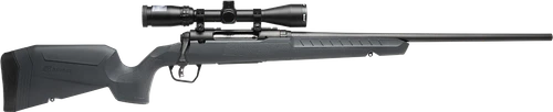 Savage Arms 32176 Axis 2 XP Combo Full Size 308 Win 4+1 22" Black Sporter Barrel, Black Carbon Steel Receiver Drilled & Tapped, Gray Fixed Synthetic Stock, Weaver 3-9x40mm Scope, Right Hand