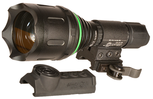 AimShot TZ980GR Wireless Flashlight (Green)  Matte Black 400 Lumens Green LED