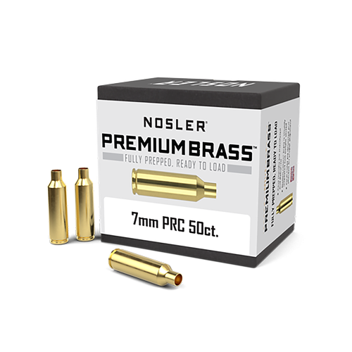 Nosler 17890 Premium Brass Unprimed Cases 7mmPRC Rifle Brass 50/Box