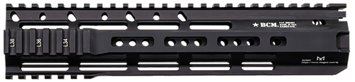 BCM RAIDERM10556BL RAIDER-M13 Rail  Black Anodized 10.00" M-LOK Free-Floating Style Made of Aluminum for AR-Platform