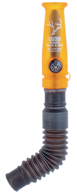 Primos 729 Power  Grunter Call Single/Double Reed Attracts Deer Black/Gold Plastic