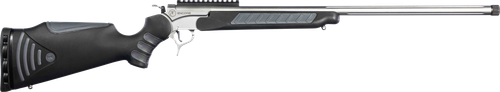 Thompson Center Arms, LLC 8183R Encore ProHunter 6.5 Creedmoor 1rd 26" Stainless Fluted Threaded Barrel, Stainless Steel Drilled & Tapped Receiver, Black FlexTech Synthetic Stock