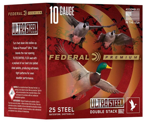 FED ULTRA STEEL 10GA 3.5 1-5/8OZ BB 25/10