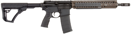 Daniel Defense 0208806027055 DDM4 M4A1 *CA Compliant 5.56x45mm NATO 14" 10+1 Black Hard Coat Anodized 6 Position w/SoftTouch Overmolding Stock with Flat Dark Earth Handguard