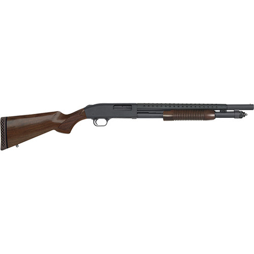 MOSS 590 RETROGRADE 12GA 18.5 HEATSHIELD WALNUT