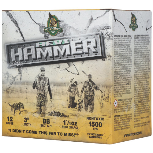 HEVI-HAMMER 12GA 3" 1.25OZ BB