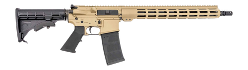 Andro Corp Industries 55616BBFDE ACI-15 Bravo 5.56 NATO 30+1 16" Black Nitride Threaded Barrel, Flat Dark Earth Aluminum Receiver w/Picatinny Rail, M-LOK Handguard, M4 Black Polymer Stock, A2 Grip, Am
