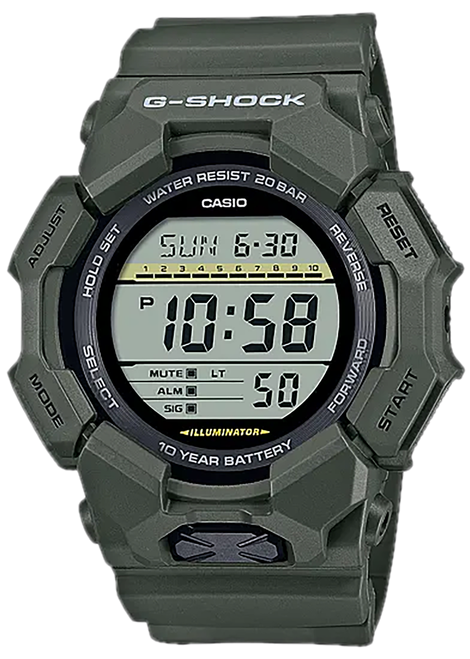 GSHOCK GD0103CR      DIGITAL MOVEMENT         GRN