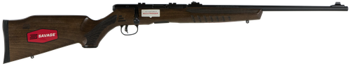 Savage Arms 70810 B Series G Full Size 17 HMR 10+1 21" Matte Black Sporter Barrel, Matte Black Drilled & Tapped Carbon Steel Receiver, Satin Hardwood Fixed Stock, Right Hand