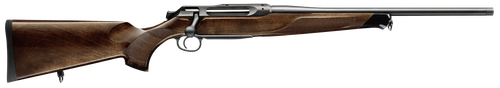 Sauer 80117098 505 Lux Full Size 7mm Rem Mag 2+1 24" Matte Blued Threaded Barrel, Matte Blued Saddle Mount Steel Receiver, Grade 5 Wood Fixed Stock