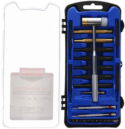 Birchwood Casey 42021 Weekender Professional Gunsmith Kit Blue 27 Pieces