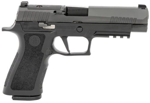 Sig Sauer 320XF9BXR3PR2 P320 XFull 9mm Luger 17+1 4.70" Carbon Steel Barrel, Black Nitron Optic Ready/Serrated SS Slide, Black Stainless Steel Frame w/Picatinny Rail, Black XCarry Medium Polymer Grips