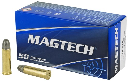 Magtech 38A Range/Training  38Special 158gr Lead Round Nose 50 Per Box/20 Case