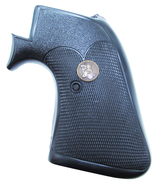 Pachmayr 03163 Presentation Grip Checkered Black Rubber for Ruger Super Blackhawk with Square Trigger Guard