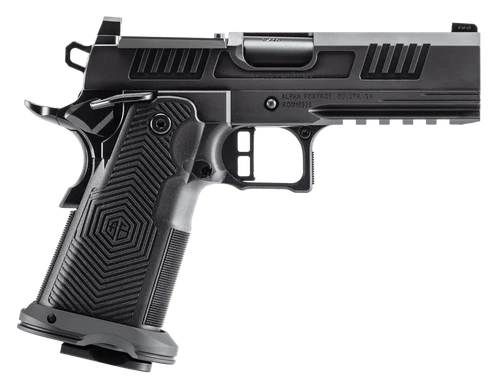 Alpha Foxtrot AA39X2CID-XDBK17 AF1911 Romulus 10mm Auto 18+1 4.25" Black DLC Stainless Steel Bull Barrel, Optic Ready/Serrated Slide & Frame w/Beavertail & Picatinny Rail, RMR/RMSc Footprint