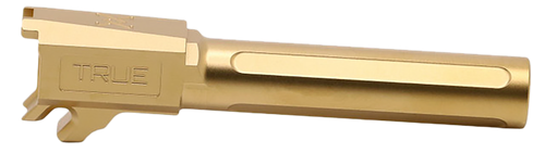 True Precision Inc TPP365XLBXG Sig  9mm Luger 3.70" Fluted Gold TiN Stainless Steel, Fits Sig P365XL/P365X-MACRO
