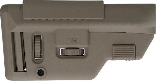 B5 Systems CPS1305 Precision  FDE Synthetic Adjustable with Cheek Riser Fits AR-Platform