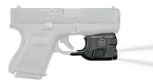 Crimson Trace 0183301 LTG-777 For Glock 26/27/33 Lightguard Black Anodized 110 Lumens White LED Light