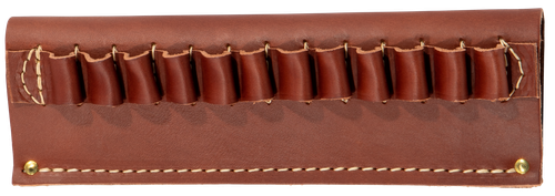Hunter Company 0545 Cartridge Belt Slide  Chestnut Tan Leather 45 Cal 12rd Pistol 2"