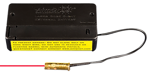 Aimshot BSB17 Laser Boresighter  with External Battery Box 17 HMR Brass