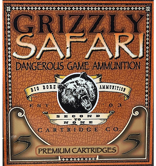 Grizzly Ammo GC47NE1   470NitroExpress 500gr Triple Shock X 5 Per Box/10 Case