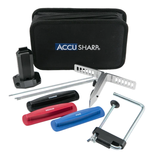 AccuSharp 060C 3-Stone Precision Set Coarse/Medium/Fine Diamond, Alumina, Ceramic Sharpener Multi Color
