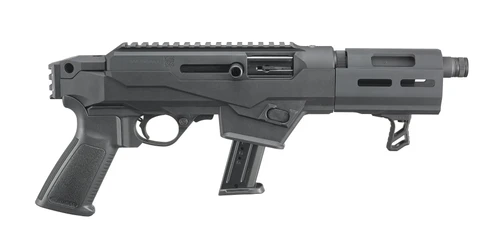 Ruger 29100 PC Charger  9mm Luger 6.50" Threaded Barrel 17+1, Black Hard Coat Anodized Finish, Glass-Filled Polymer Chassis, Takedown Stock, 7075-T6 Aluminum Picatinny Rail, Optics Ready