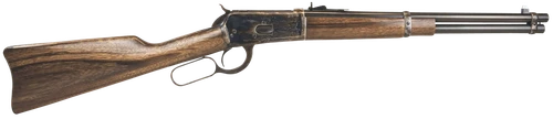 Chiappa Firearms 920337 1892 Trapper Carbine 44 Mag 8+1 16" Blued Barrel, Color Case Hardened Rec, Oiled Walnut Stock, Adjustable Sight