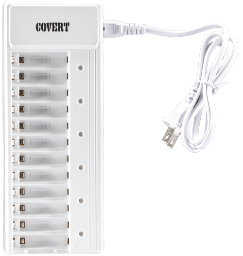 Covert Scouting Cameras 2038 Rapid Charger 12 Bay AA