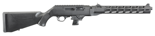 Ruger 19116 PC Carbine *CA Compliant 9mm Luger 10+1 16.12" Fluted Barrel, Type III Hard Coat Anodized Aluminum Alloy Receiver, Synthetic Stock, M-Lok Accessory Slots, Optics Ready