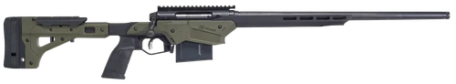 Savage Arms 57550 Axis II Precision 243 Win 10+1 22", Matte Black Barrel/Rec, OD Green Adjustable MDT Aluminum Chassis, Polymer Grip