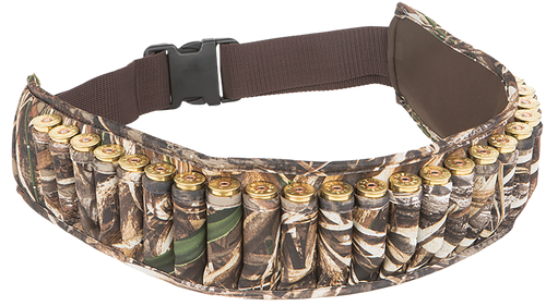 Allen 2525 Waterfowl Shotgun Shell Belt Realtree Max-4 Neoprene 25rd Shotgun Waist Mount Adjustable Belt