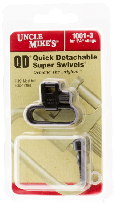 Uncle Mike's MO10013 Super Swivel  Blued 1.25" Steel Quick Detach