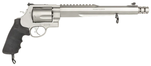 Smith & Wesson 170231 Model 500 Performance Center  500 S&W Mag Stainless Steel  10.50" Barrel With Muzzle Brake/Picatinny Rail, 5rd  Cylinder & X-Frame, Chromed Hammer & Trigger With Stop