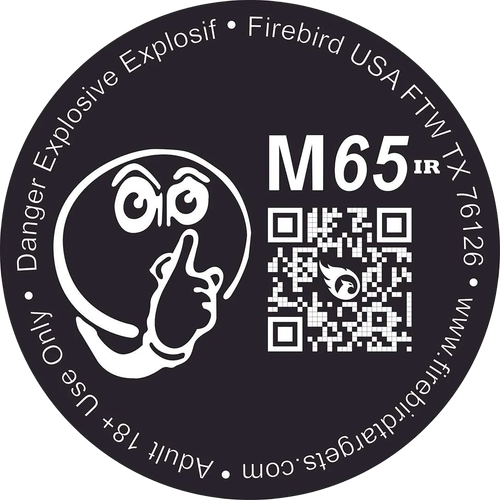 Firebird USA M65IR M65IR  Moving Trajectory/Static Impact Enhancement Flash/Smoke/Sound Universal Firearm 65mm 10 Targets