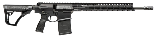 Daniel Defense 0215822207047 DD5 V4 6.5 Creedmoor 18" 20+1 Black Hard Coat Anodized 6 Position w/SoftTouch Overmolding Stock MLOK