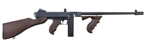 Thompson T5P 1927A-1  .45 Cal 20+1 16.50" Blued Finned Barrel, Blued Receiver, Walnut Grain Polymer Fixed Stock & Grip