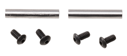 Rise Armament 12005 Anti-Walk Pin Set  Black Stainless Steel AR Platform
