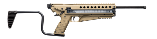Kel-Tec R50TAN R50  5.7x28mm 50+1 16.10" Threaded Barrel, Tan Receiver & Polymer Grip, Side-Folding Stock, Adjustable Sights, QD Sling Mount