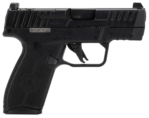 IWI US M9SLIM13E MASADA Slim Elite 9mm Luger 13+1 3.10" Button-Rifled Barrel, Optic Ready/Serrated Slide, Black Polymer Frame w/Picatinny Rail, Black Textured Grip, Ambidextrous