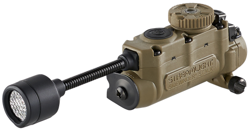 Streamlight  Sidewinder Stalk Helmet Light 23/28/57/76 Lumens White White/Red/Green/Blue/IR LED Bulb Coyote 28 Meters Distance Features Arc Rail Mount & Assembly