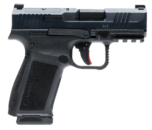 Century Arms HG7882N Mete MC9L Sub-Compact Frame 9mm Luger 17+1 3.18" Black Steel Barrel, Black Nitride Serrated Steel Slide, Black Polymer Frame w/Picatinny Rail, Interchangeable Backstrap Grip