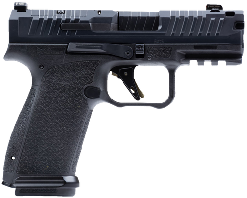 Canik HG8328N Mete MC9 Prime 9mm Luger 17+1 3.64" Black Nitride Compensated Barrel, Black Nitride Integrated Compensator/Optic Ready/Serrated Steel Slide, Black Polymer Frame w/Picatinny Rail