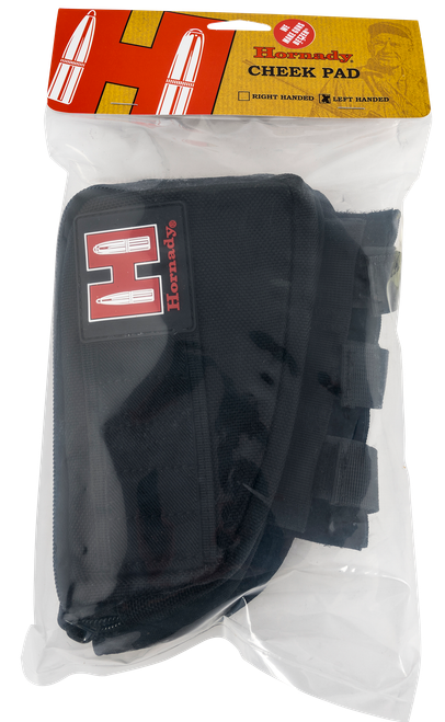Hornady 99113 Gun Cheek Piece  Black Cordura 5rd Rifle Left Hand